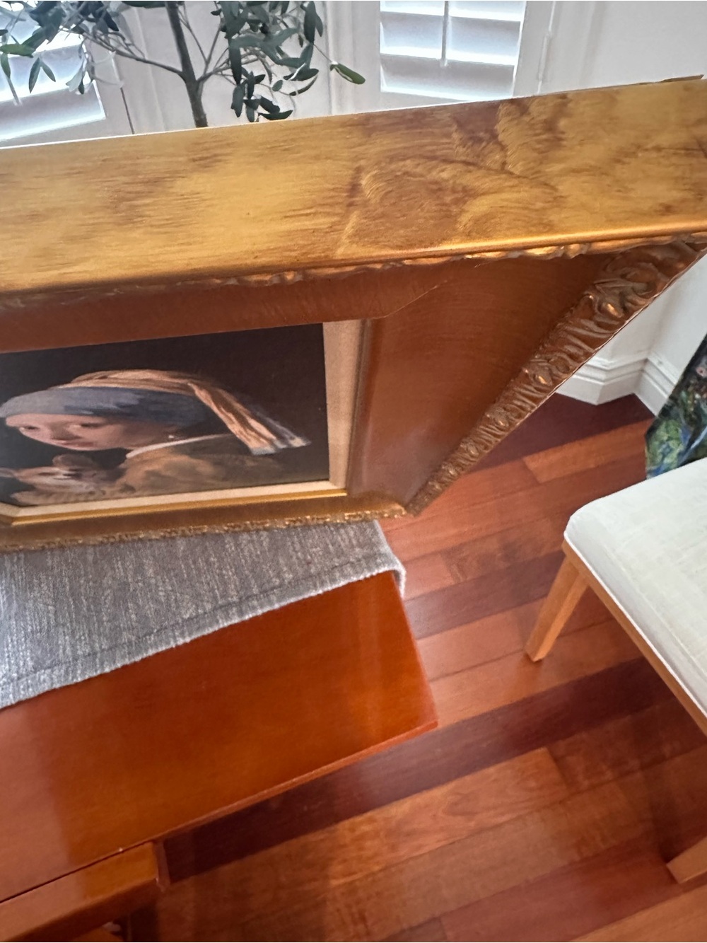 16x22”Girl with a Pearl Earring” by Johannes Vermeer’s with a corgie painting - Picture 16 of 16